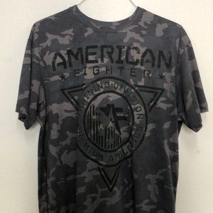 American fighter camo shirt